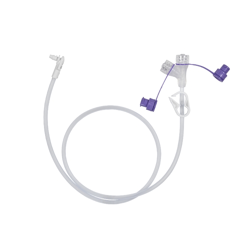 Slang Secur-Lok MIC-Key ENFit – vinklad 90° 30cm medicinport – 5 st