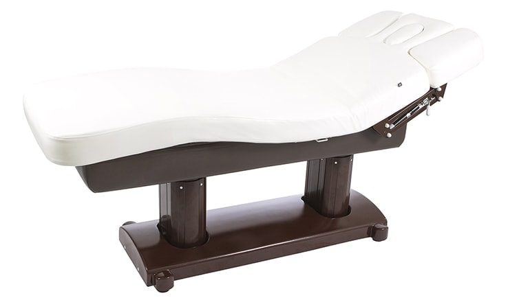 Elektryczne łóżko SPA - 4 silniki - brązowa podstawa - TENSOR