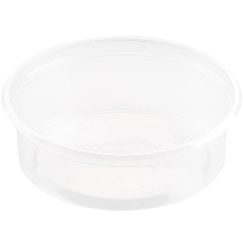 Plastic container PP round Delipack - 125ml 101x101x30mm clear - 50 pcs