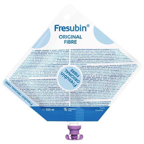 Fresubin Original Fibre - 15x500 ml täysipainoinen 1 kcal/ml - 15 kpl