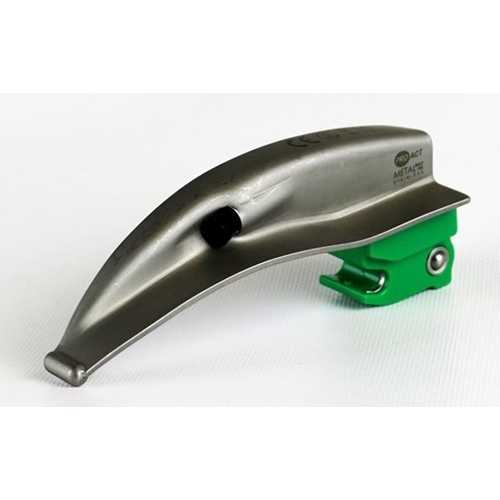Laryngoskoopin kieli Metal Max 90 Green System - Mac 1 vauva englanti - 10 kpl