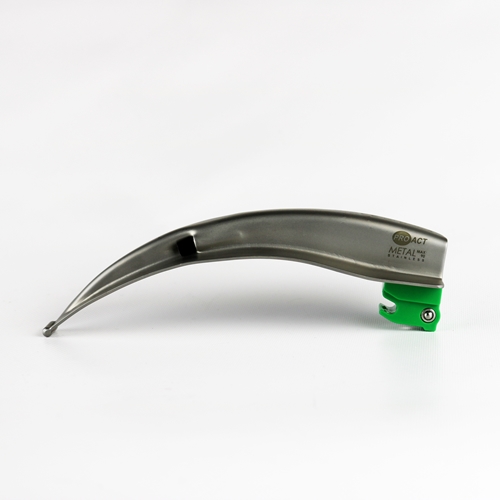 Laryngoskoopin terä Metal Max 90 Green System - Mac 4 aikuinen englanti - 10 kpl