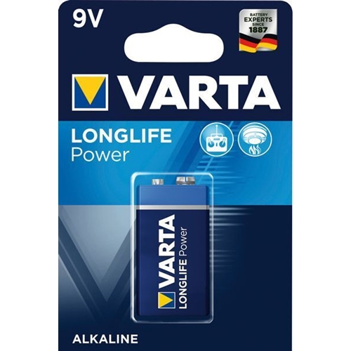 Alkaline-Batterie 9.0V 6LR61 - Varta
