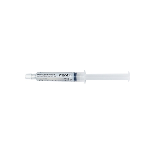 Esitäytetty ruisku Polyflush DS - 10 ml 0,9 % NaCl LL täysin steriili - 30 kpl