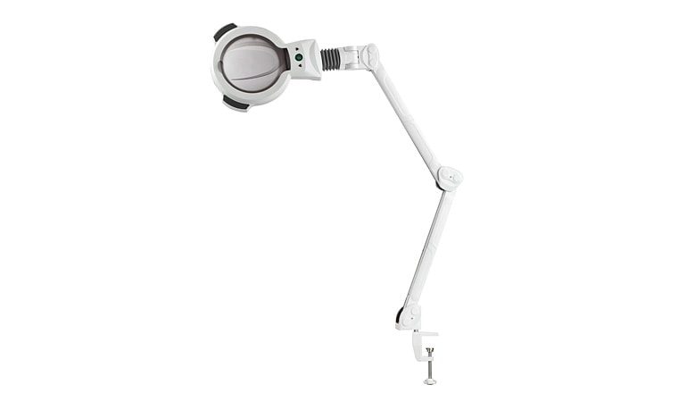 Lampa z lupą z zimnym światłem LED - regulowana moc - powiększenie 2.25X - ZOOM
