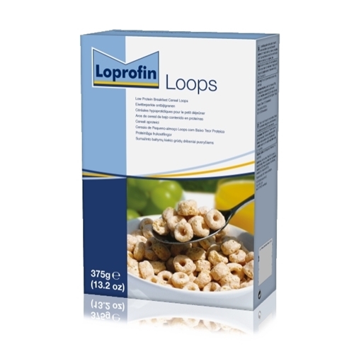 Loprofin Frukostflingor (Loops) glutenfri – 1x375g lågprotein
