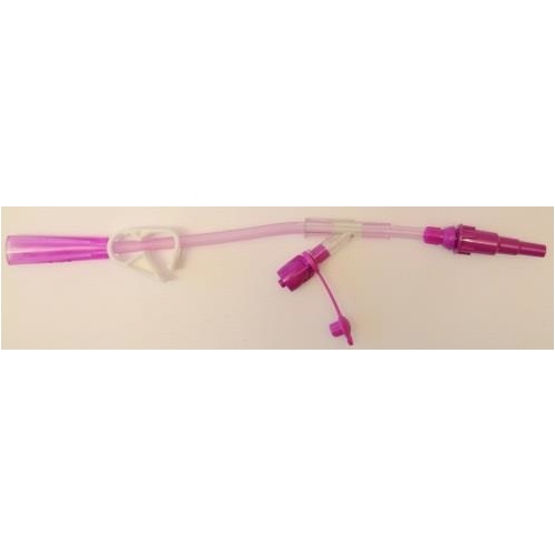 Förlängningsslang med Y-port Nutrisafe 2 – 26cm f kon spruta & NS sond – 25 st