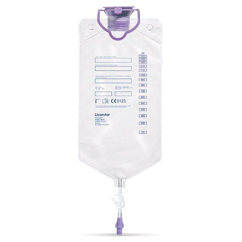 Sondmatningsbehållare Hydrobag – 1500ml DEHP-fri PVC – 8 st