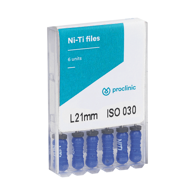 NiTi K Filar, storlekar 15-80 – Ni-Ti Files N.30 (21Mm)