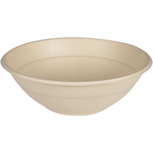 Bagasse-Salatschale - 1000ml Ø19,6cm braun - 50 Stück