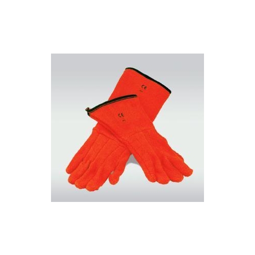 Skyddshandske värmeresistent – 13x33cm orange frotté