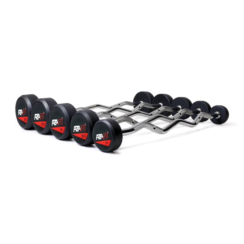 Vægtede faste vægtstænger (10 kg - 20 kg)