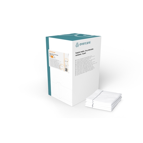 OP-dug nonwoven med røntgentråd 5p - 10x40cm orange - 130 stk