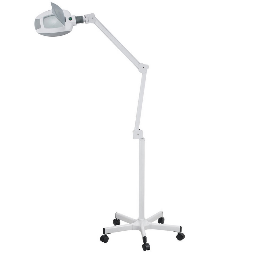 Lampa lupa z zimnym światłem LED regulowaną intensywnością i powiększeniem x1.75 - AMPLI+