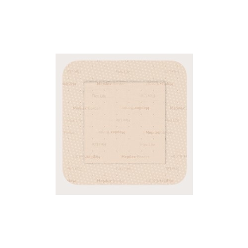 Dünner Silikon-Schaumverband Mepilex Flex L - 10x10cm Border Lite - 5 St