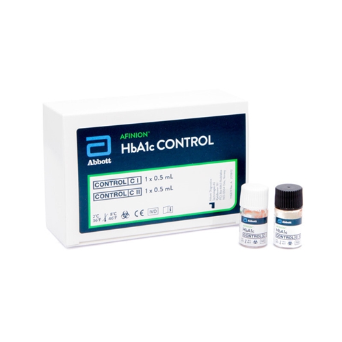 Afinion HbA1c kontrol - 2x1x0,5 mL lav høj kølevare