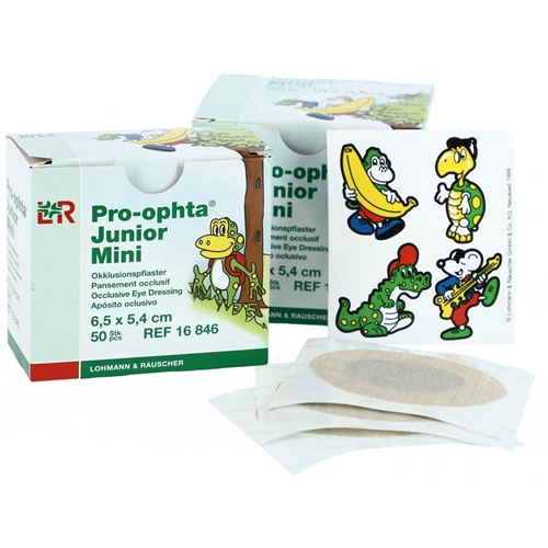 Eye dressing ProOphta Junior - 54x65mm Mini with loose motifs - 50 pcs