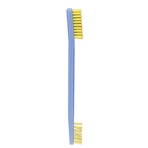 Rensebørste til instrumenter - 175mm dobbeltsidet hård blå - 2 stk.
