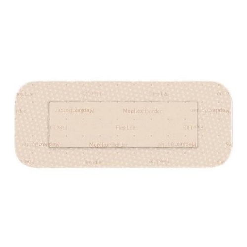 Dünner Schaumverband aus Silikon Mepilex Flex L - 5x12,5cm Border Lite - 5 St