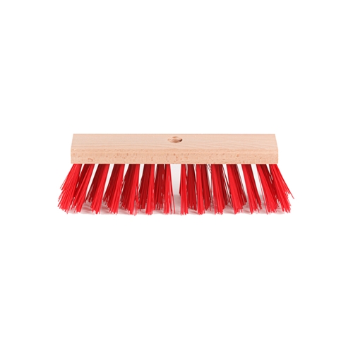 Piassava-Bürste MAX – 30 cm rot PP-Kunststoffborsten