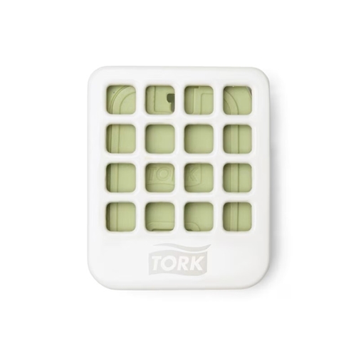 Hållare doftplatta Tork - Airfreshener Disc A2 vit - 4 st