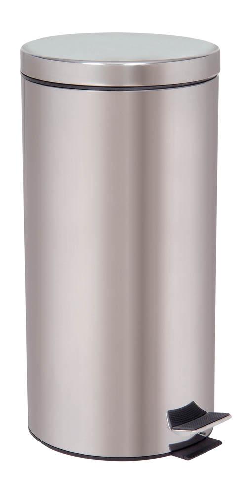 Pedalspand - 30 liter - rustfrit stål