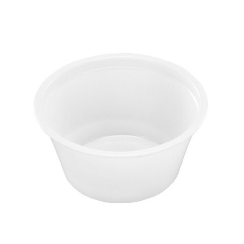 Dressing cup PP round - 60ml transparent - 250 pcs