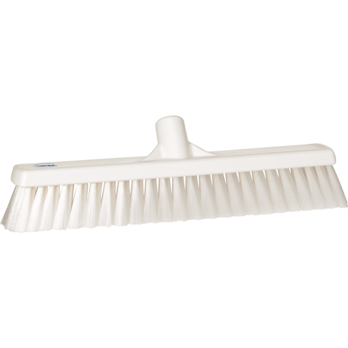 Fejekost med plastbagside Vikan - 410 mm hvid blød