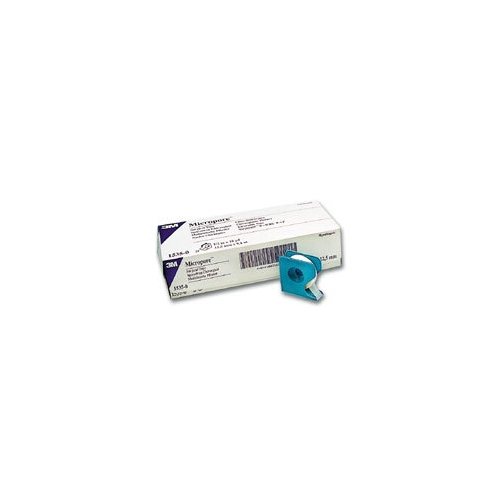 Micropore Papierklebeband – 2,5 cm x 9,1 m weiß mit Halter – 12 St.
