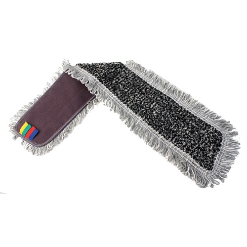Kostea-/märkäpyyhemoppi Activa Safety - 60 cm harmaa lenkkireunus - 5 kpl