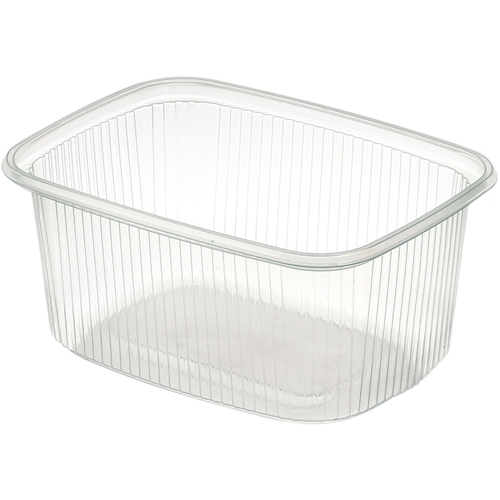 Delipack läpinäkyvä suorakulmainen PP-muovirasia - 250 ml 108x82x50 mm - 50 kpl