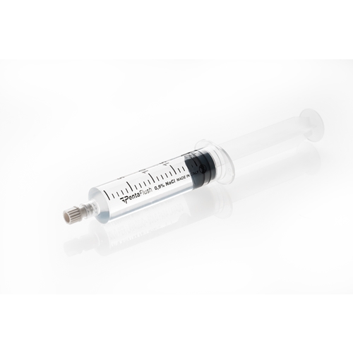 Forfyldt sprøjte Pentaflush - 20 ml NaCl LL helt steril - 22 stk