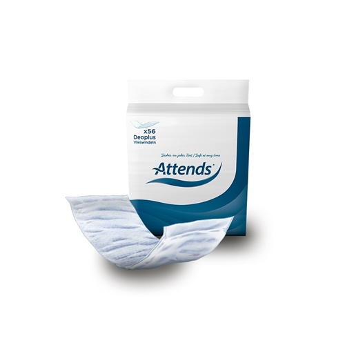 Suorakulmainen inkontinenssisuoja - Attends Deo Plus 12x39cm - 280 kpl