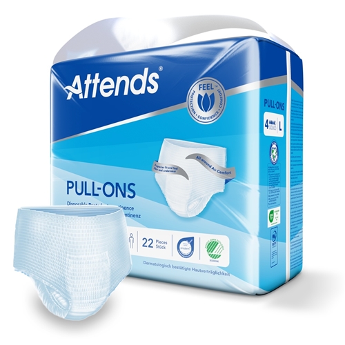All-in-One-Inkontinenzslip - Attends Pull-Ons 4 L - 88 St.