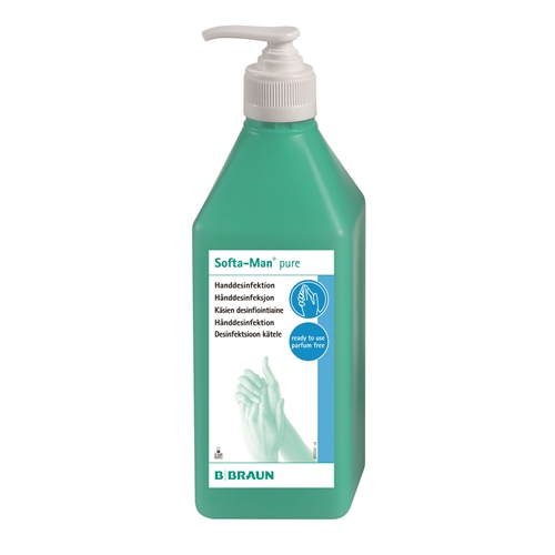 Handdesinfektion Softa-Man - Pure 600ml - 20 st