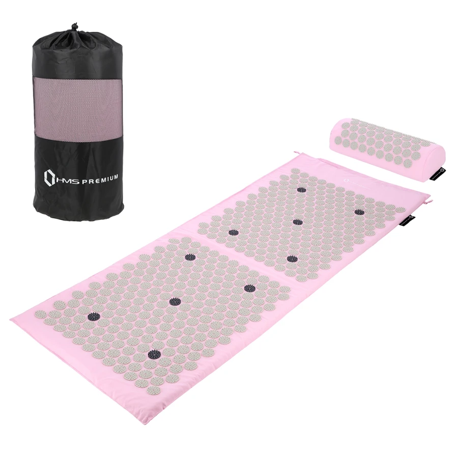 Pink akupressurmåtte-sæt Premium HMS AKM04