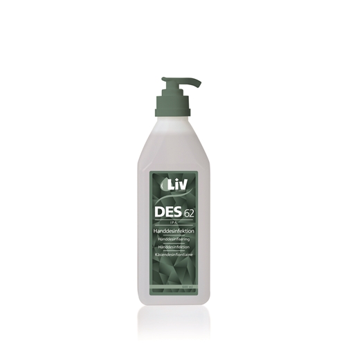 Handdesinfektion Liv IPA 62% - 600ml m pump