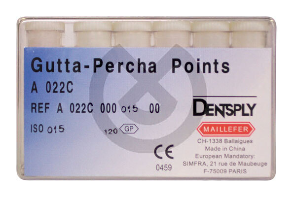 ISO-Guttaperkaspetsar, storlekar 10-120, Maillefer – Guttapercha N.40 Maillefer