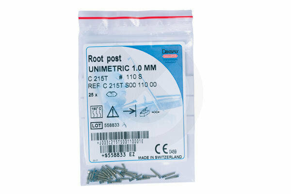 Unimetric® Titanium 25 st – Unimetric Titan Root-Post 210S