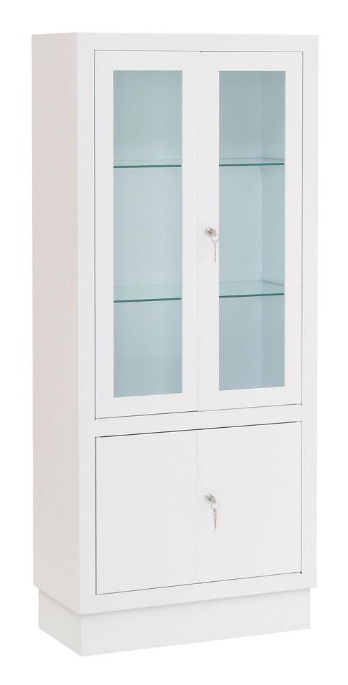 Instrumentskåp – 60x30x140 cm – Vit finish