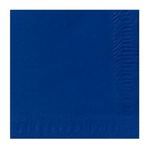 Duni Servietten Tissue 1/4-Falz 2-lagig 33x33 cm dunkelblau 125 St