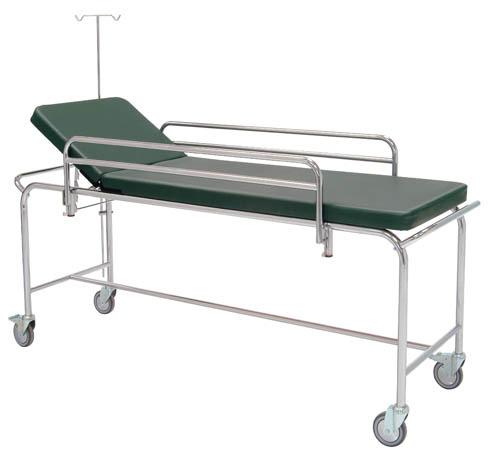 Transportvagn med avtagbara sidogrindar och droppställ – 205×68 cm