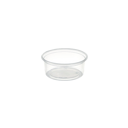 Plastic container PP round Delipack - 200ml 101x101x37mm transparent - 50 pcs