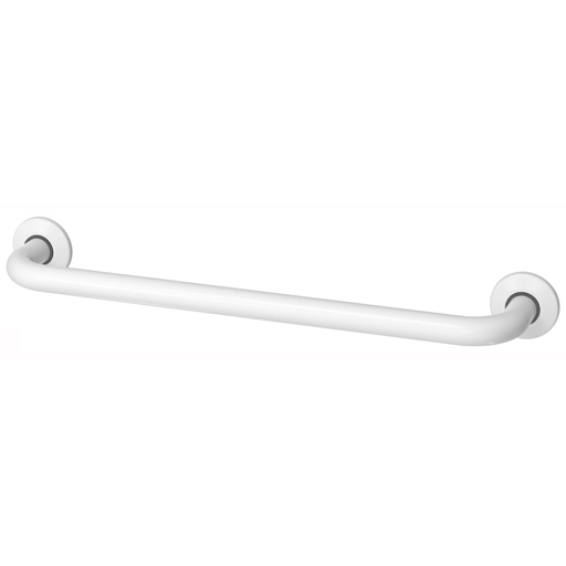 Lige støttegreb - 600 mm hvid epoxy-finish