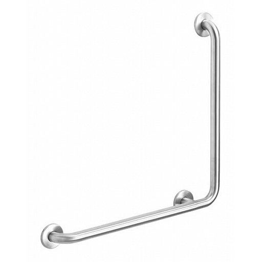 Angled grab rail for disabled users (reversible) 90o - Stainless steel
