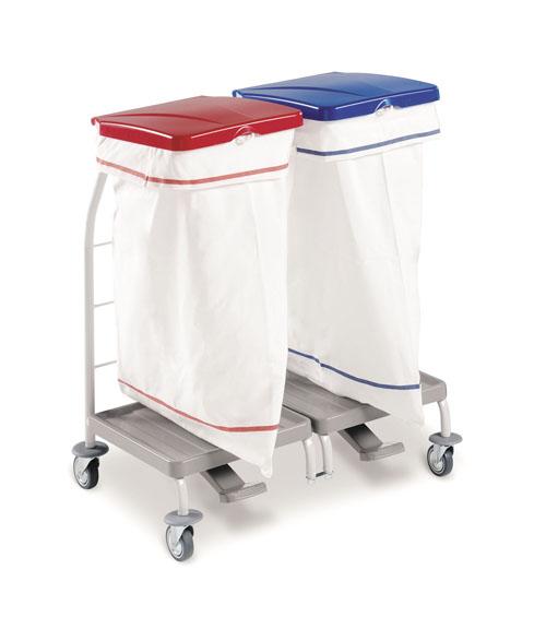 Klädvagn – 2 x 70 Liters säck av polyester