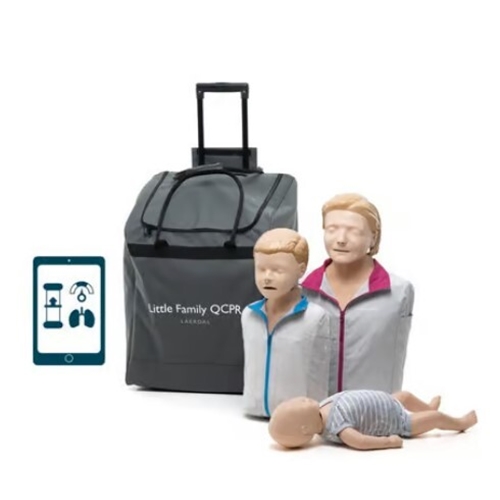 Øvelsesdukke Little Family - QCPR inkl. taske