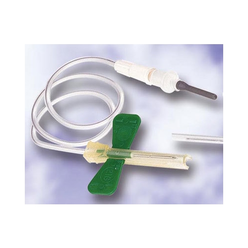 Venprovset BD Safety-Lok – 0,8x19mm 30cm grön u hållare – 50 st