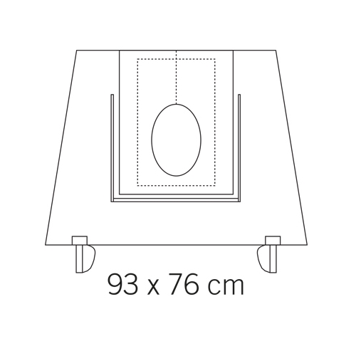 Flüssigkeitsauffangbeutel evercare - 93x76 cm - 44 Stück