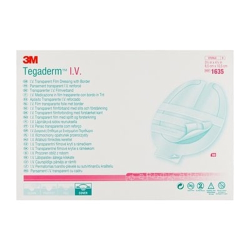 Laskimokatetrin kiinnityskalvo Tegaderm - 8,5x10,5 cm halkio - 50 kpl